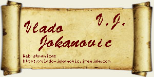 Vlado Jokanović vizit kartica